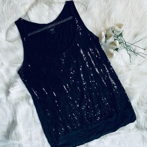 Torrid | Black Sequins Tank Top